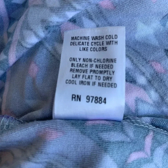 TART Women's Emory Tassel Fringe Tank Top Peacock Stripe Size M - Picture 9 of 9